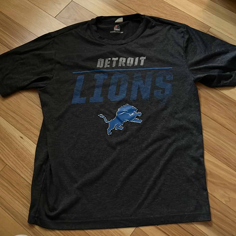 SportTek Detroit Lions Dri Fit Tee